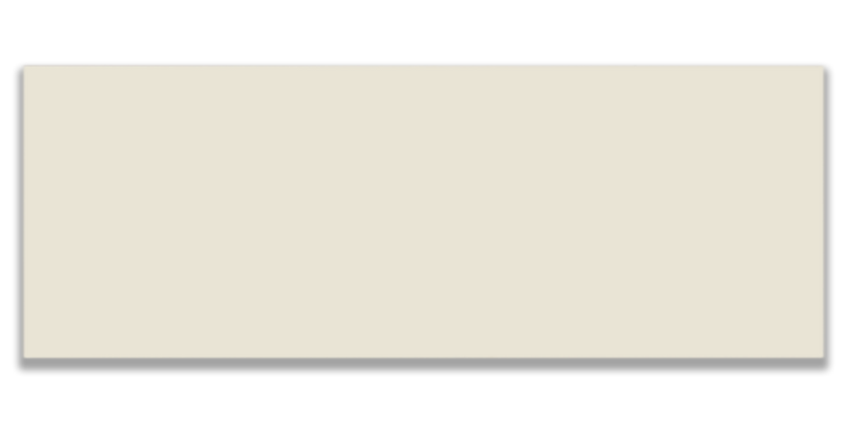 Art Mosaic Flat 10x30 / 4”x12” Cream Glossy Duvar Karosu