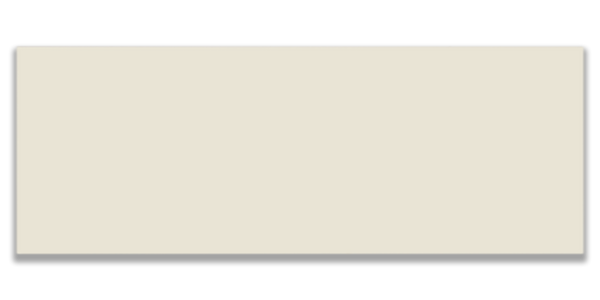 Art Mosaic Flat 10x30 / 4”x12” Cream Glossy Duvar Karosu