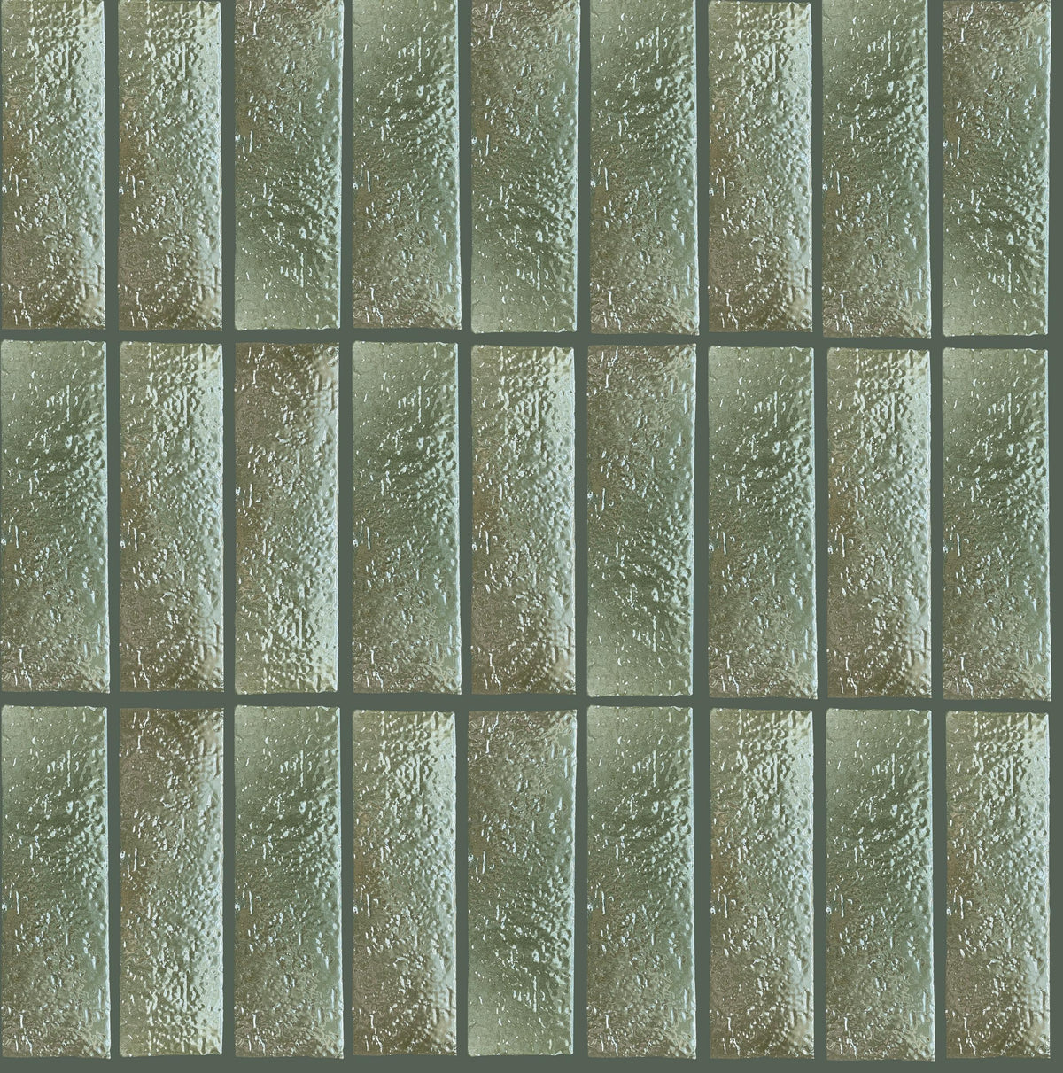 Art Mosaic Metal Platin 6,5x21,5 El Yapımı Terracotta Seramik