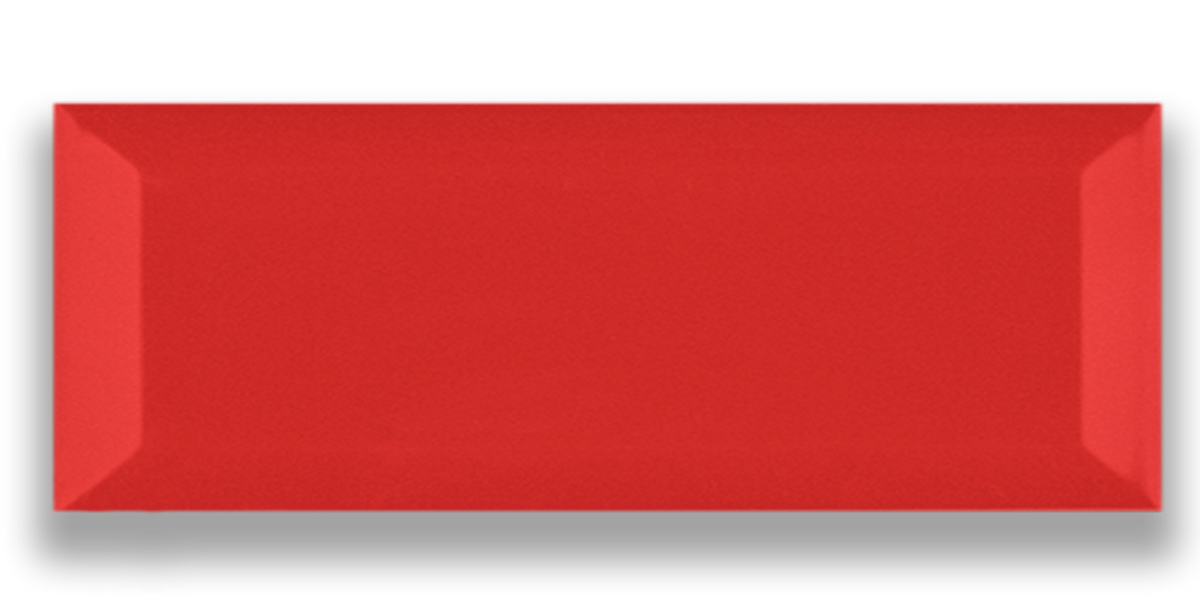 Art Mosaic Metro 10x30 / 4”x12” Red Glossy Duvar Karosu