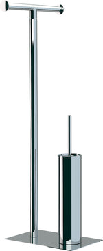 Tuvalet Kağıtlık Ve Fırçalık Ayaklı Krom