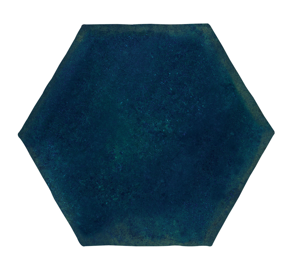 Art Mosaic Antic Hexagon 15x17 / 6"  Navy Glossy Duvar Karosu