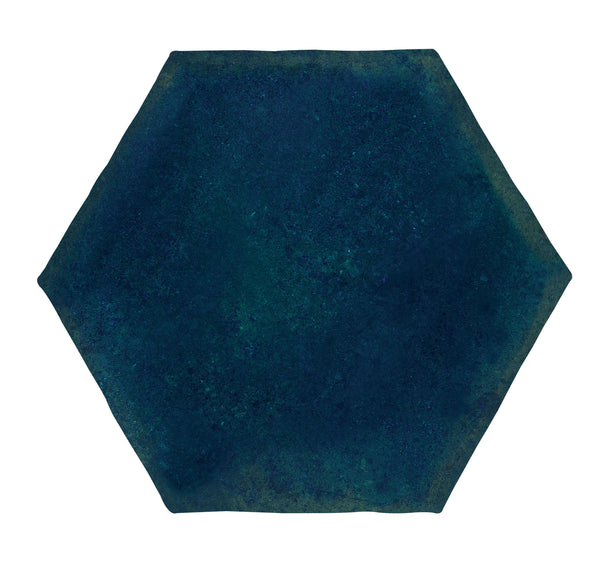 Art Mosaic Antic Hexagon 15x17 / 6"  Navy Glossy Duvar Karosu