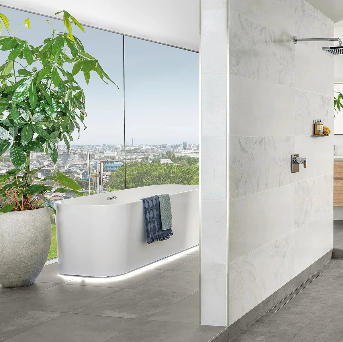 Villeroy & Boch Urban Jungle Serisi 40 x 120 cm White Grey Jungle