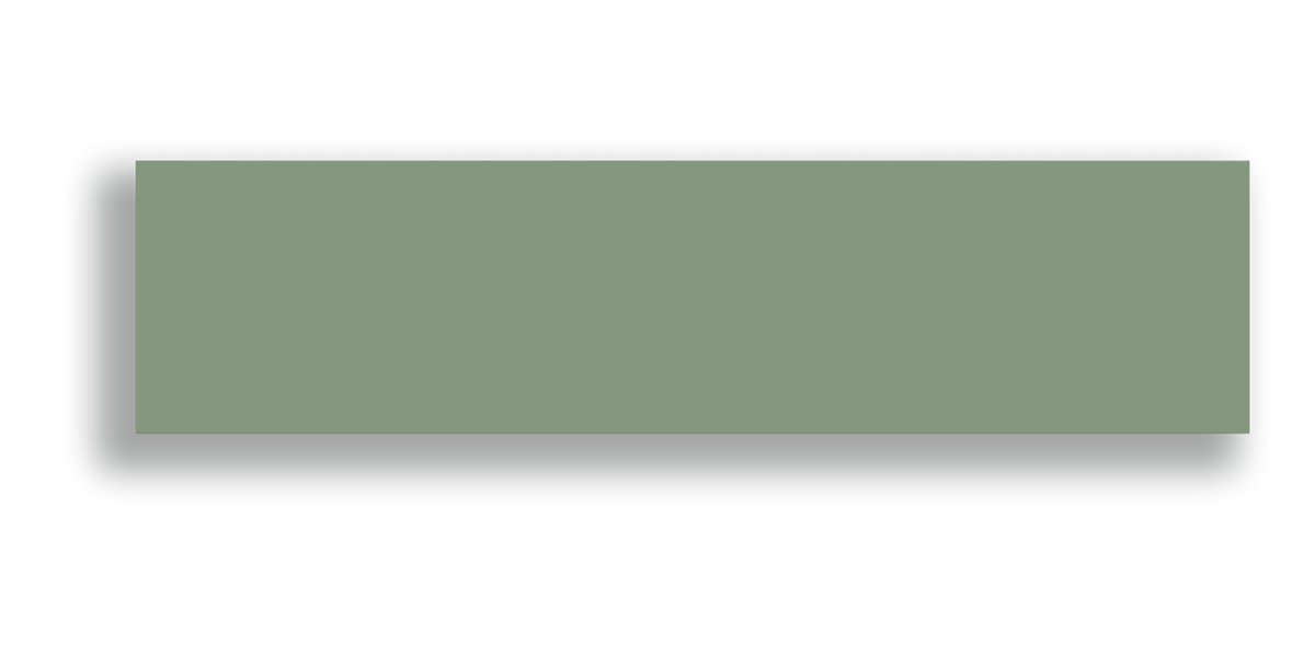 Art Mosaic Flat 7,5x30 / 3"x12" Sage Matt Duvar Karosu