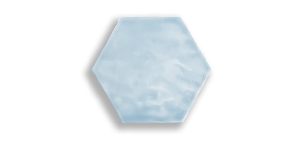 Art Mosaic Artisan Hexagon 15x17 / 6"  Sky Glossy Duvar Karosu