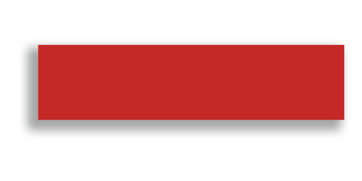 Art Mosaic Flat 7,5x30 / 3"x12" Red Matt Duvar Karosu