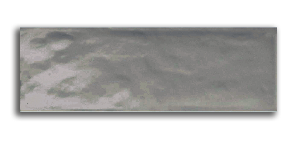 Art Mosaic Bumpy 10x30 / 4”x12” Smoke Glossy Duvar Karosu