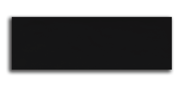 Art Mosaic Bumpy 10x30 / 4”x12” Black Glossy Duvar Karosu