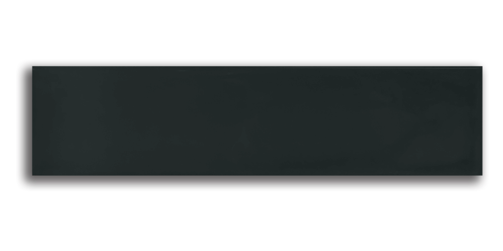 Art Mosaic Bumpy 7,5x30 / 3"x12" Black Glossy Duvar Karosu