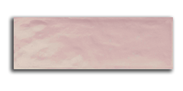 Art Mosaic Bumpy 10x30 / 4”x12” Rose Glossy Duvar Karosu