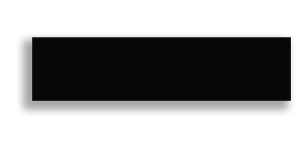 Art Mosaic Flat 7,5x30 / 3"x12" Black Matt Duvar Karosu