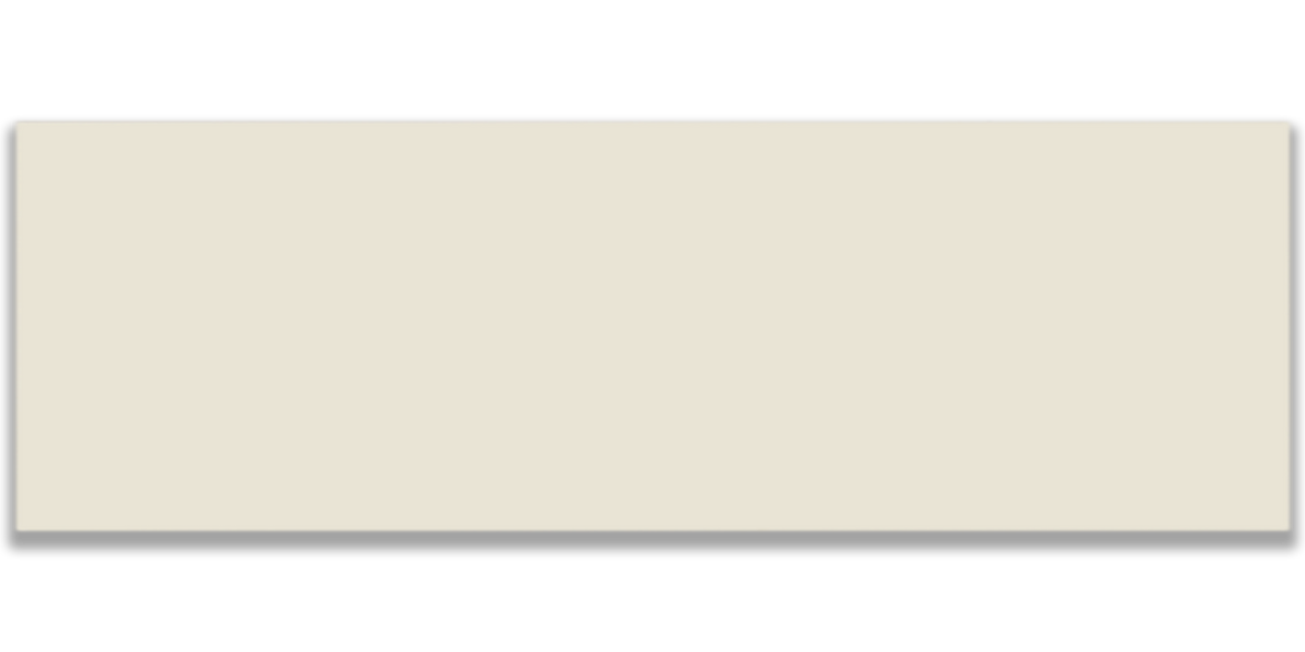Art Mosaic Flat 10x40 / 4”x16” Cream Matt Duvar Karosu