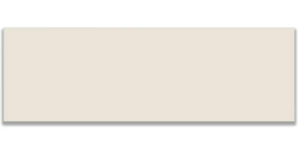 Art Mosaic Flat 10x40 / 4”x16” Cream Matt Duvar Karosu