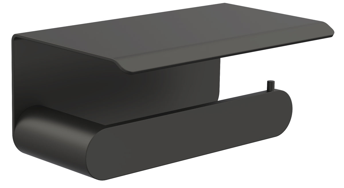 Opal Tuvalet Kağıtlık,etajerli Mat Siyah