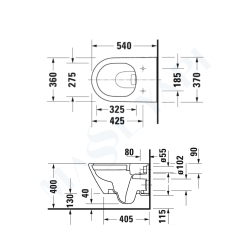 D-Neo Rimless® Asma Klozet + Amortisörlü Kapak - 2