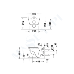 D-Neo Rimless® Asma Klozet Seti - 2