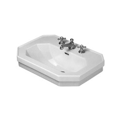 Duravit 1930 Seri Lavabo 70 cm Tek Delikli Beyaz 0438700000 - 1