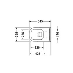 Duravit D-Code Rimless Asma Klozet 25703900752 - 2