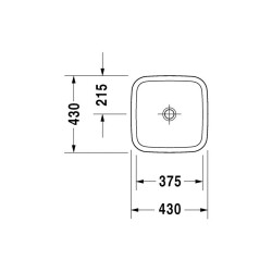 Duravit DuraStyle Çanak Lavabo 43 cm 0349430000 - 2