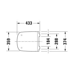 Duravit DuraStyle Klozet Kapağı Yavaş Kapanır 0063790095 - 2