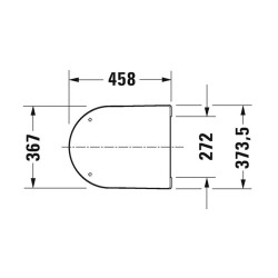 Duravit ME by Starck Klozet Kapağı Yavaş Kapanır - 2