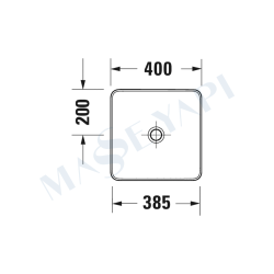 Duravit Sivida DuroCast® Çanak Lavabo 40 cm - 3