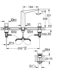 Grohe Allure Brilliant - 20634SD0 - 3