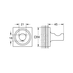 Grohe Allure Havlu/Bornoz Askılığı - 40284001 - 2