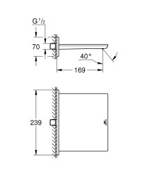 Grohe Allure Şelale Çıkış Ucu - 13317DL1 - 4