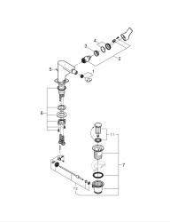 Grohe Allure Tek Kumandalı Bide Bataryası - 24160GN1 - 2