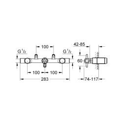 Grohe Ankastre İç Gövde - 29025000 - 2