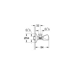 Grohe Ara Musluk 1/2' - 22940000 - 2