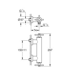 Grohe Atrio Duş Bataryası - 26003Da3 - 2