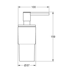 Grohe Atrio Sıvı Sabunluk - 40306Gl3 - 2