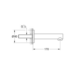 Grohe Concetto Çıkış Ucu - 13280001 - 2