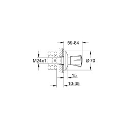 Grohe Costa L Ankastre Stop Valf - 19855001 - 2