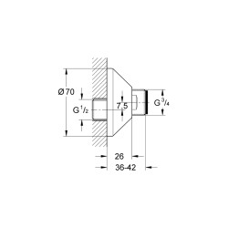 Grohe Ekzantrik - 12001000 - 2