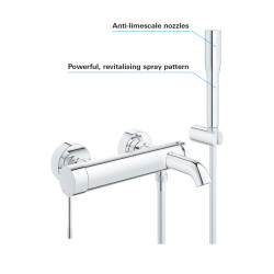 Grohe Essence Tek Kumandalı Banyo Bataryası - 33628001 - 3