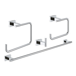 Grohe Essentials Cube 4'Ü Bir Arada Banyo Aksesuar Seti - 40778001 - 1