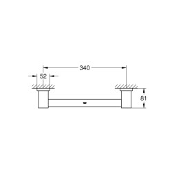 Grohe Essentials Cube Banyo Tutamağı - 40514Dc1 - 2