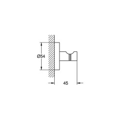 Grohe Essentials Havlu/Bornoz Askılığı (1024602430) - 3