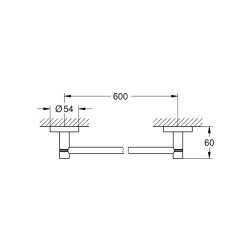 Grohe Essentials Havluluk - 40366Dc1 - 2