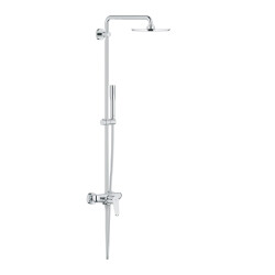 Grohe Euphoria Eurodisc Cosmopolitan System 210 Duvara Monte Tek Kumandalı Bataryalı Duş Sistemi - 23058003 - 1