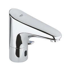 Grohe Europlus E Fotoselli Lavabo Bataryası, 1/2', Çift Su Girişli Ayarlanabilir Sıcaklık Sınırlayıcısı - 36207001 - 1