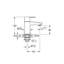 Grohe Eurostyle Cosmopolitan Tek Su Girişli Batarya Xs- Boyut - 23039002 - 2