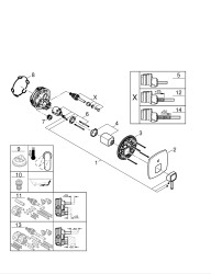 Grohe Grandera Ankastre Banyo/Duş Bataryası - 24260000 - 2