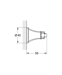 Grohe Grandera Havlu/Bornoz Askılığı - 40930000 - 3