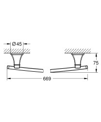 Grohe Grandera Havluluk - 40928IG0 - 3