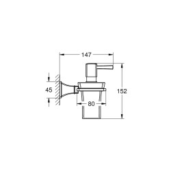 Grohe Grandera Seramik Sıvı Sabunluk Ve Tutacağı - 40627Ig0 - 2